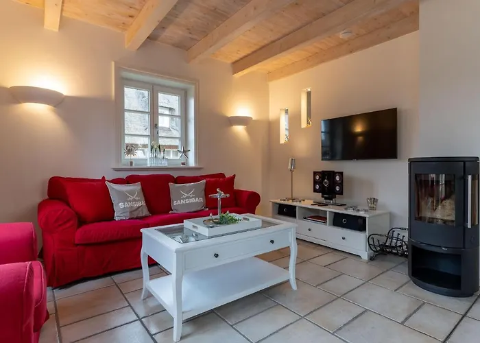 Sandkamp Reetdachhaus Hus Specht * Böhl
