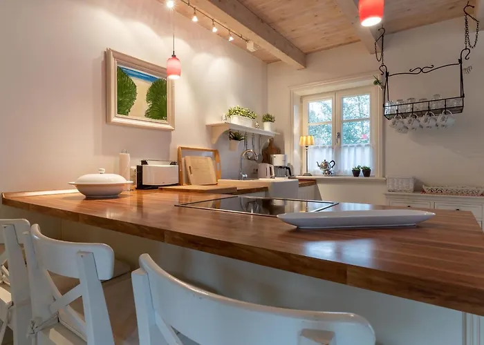 Vakantiehuis Sandkamp Reetdachhaus Hus Specht Böhl